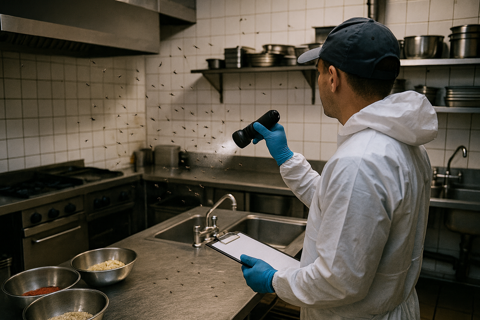 Invasion Moucherons Cuisine